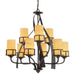 Elstead - QZ/KYLE9 Kyle 9 Light Chandelier - Elstead - Sparks Warehouse