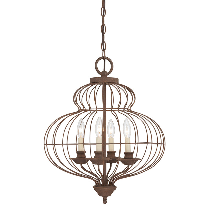 Elstead - QZ/LAILA4B Laila 4 Light Chandelier - Elstead - Sparks Warehouse