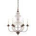 Elstead - QZ/LAILA6 Laila 6 Light Chandelier - Elstead - Sparks Warehouse