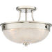 Elstead - QZ/MANTLE/SF IS Mantle 2 Light Semi-Flush - Polished Nickel - Elstead - Sparks Warehouse