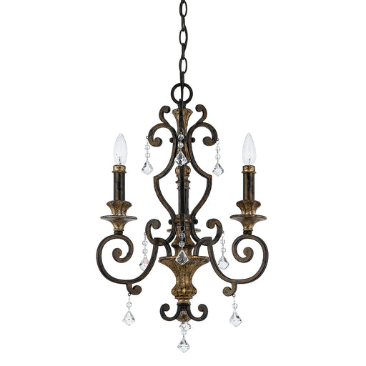 Elstead - QZ/MARQUETTE3 Marquette 3 Light Chandelier - Elstead - Sparks Warehouse