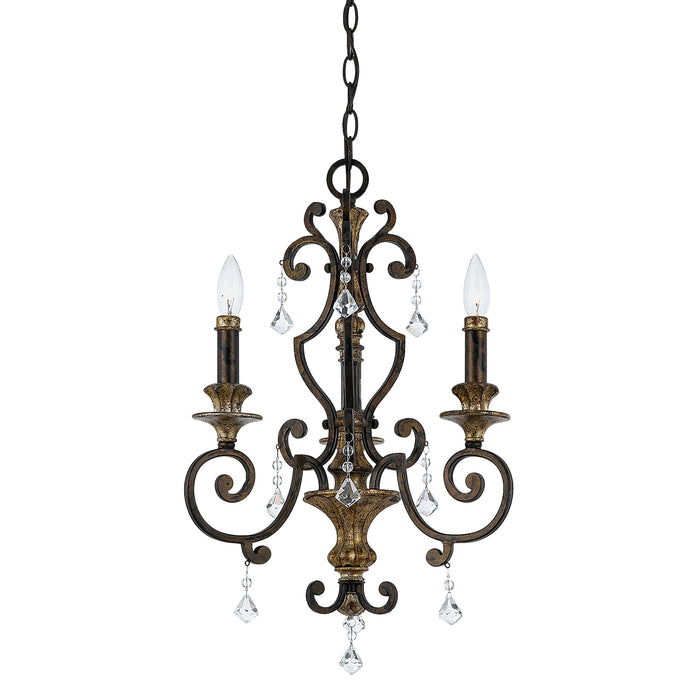 Elstead - QZ/MARQUETTE3 Marquette 3 Light Chandelier - Elstead - Sparks Warehouse