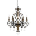 Elstead - QZ/MARQUETTE6/A Marquette 6 Light Chandelier - Elstead - Sparks Warehouse