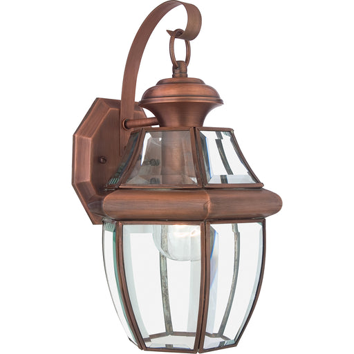 Elstead - QZ/NEWBURY2/M AC Newbury 1 Light Medium Wall Lantern - Aged Copper - Elstead - Sparks Warehouse
