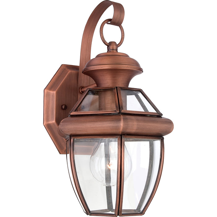 Elstead - QZ/NEWBURY2/S AC Newbury 1 Light Small Wall Lantern - Aged Copper - Elstead - Sparks Warehouse