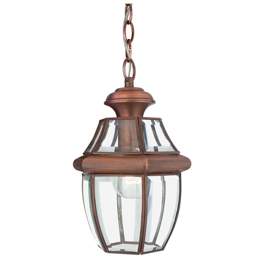 Elstead - QZ/NEWBURY8/M AC Newbury 1 Light Medium Chain Lantern - Aged Copper - Elstead - Sparks Warehouse