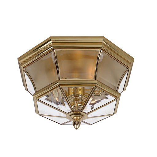 Elstead - QZ/NEWBURY/F Newbury 3 Light Flush Mount - Elstead - Sparks Warehouse