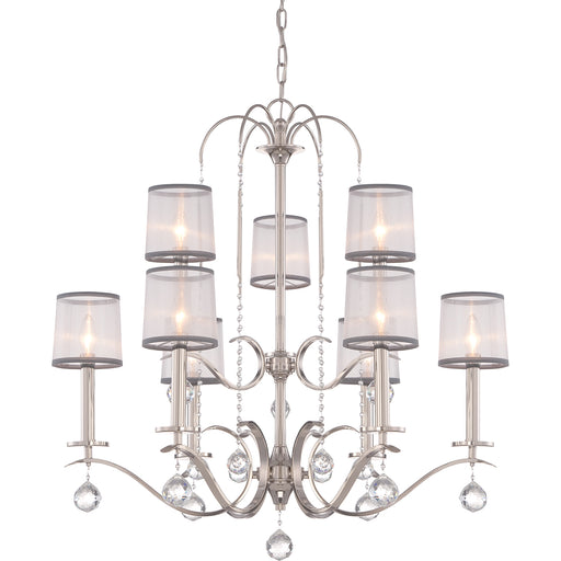 Elstead - QZ/WHITNEY9 Whitney 9 Light Two Tier Chandelier - Elstead - Sparks Warehouse