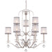 Elstead - QZ/WHITNEY9 Whitney 9 Light Two Tier Chandelier - Elstead - Sparks Warehouse