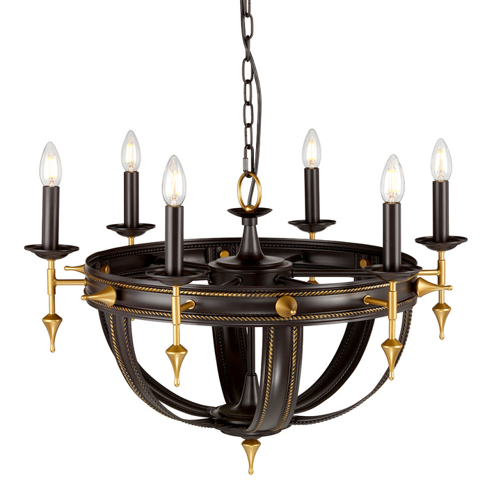 Elstead - REGAL6 Regal 6 Light Chandelier - Elstead - Sparks Warehouse