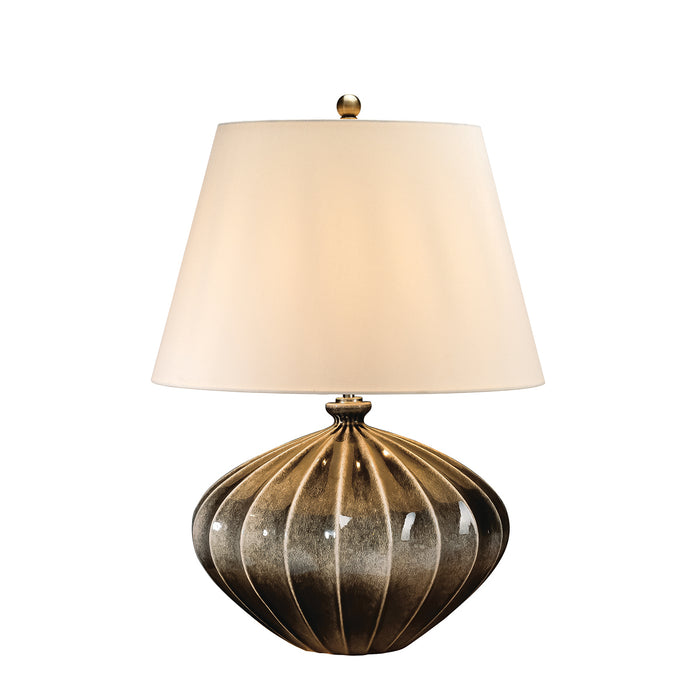 Elstead - RIB PUMPKIN/TL Rib Pumpkin 1 Light Table Lamp - Elstead - Sparks Warehouse
