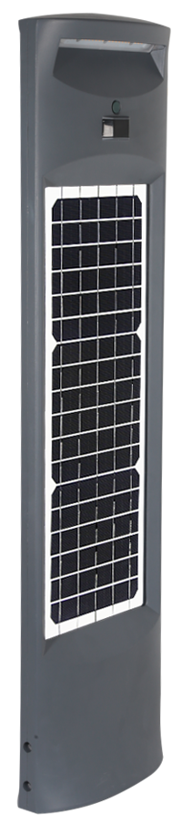Pathfinder SB09 - Solar Powered LED Bollard Double Sided Solar Easy Control Gear - Sparks Warehouse