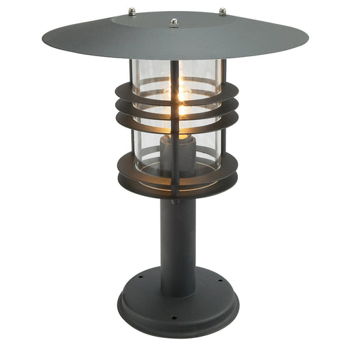 Elstead - ST3/G BLACK Stockholm 1 Light Grande Pedestal - Black - Elstead - Sparks Warehouse