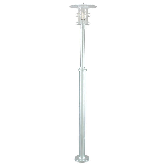 Elstead - ST5/G GALV Stockholm 1 Light Grande Lamp Post - Galvanised - Elstead - Sparks Warehouse