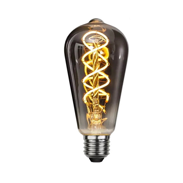 The Smoky LED 4w Dimmable Smoky Grey Filament Bulb LED Light Bulbs Caradok - Sparks Warehouse