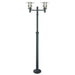 Elstead - ST6 BLACK Stockholm 2 Light Twin Lamp Post - Black - Elstead - Sparks Warehouse