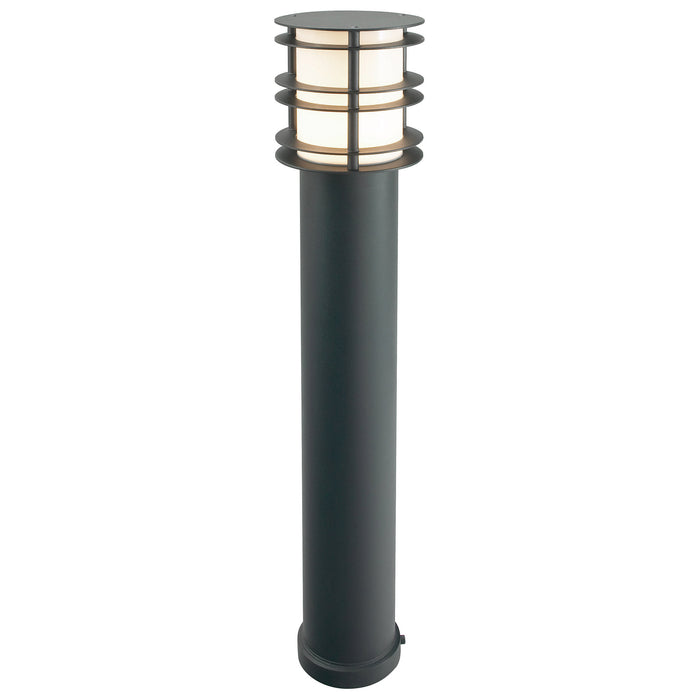 Elstead - ST/BOL L E27 BLK Stockholm 1 Light Large Bollard - Black - Elstead - Sparks Warehouse