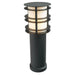 Elstead - ST/BOL M E27 BLK Stockholm 1 Light Medium Bollard - Black - Elstead - Sparks Warehouse