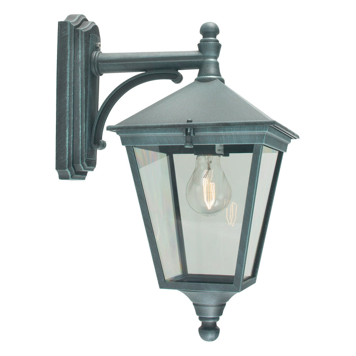 Elstead - T2 VERDI Turin 1 Light Down Wall Lantern - Verdigris - Elstead - Sparks Warehouse