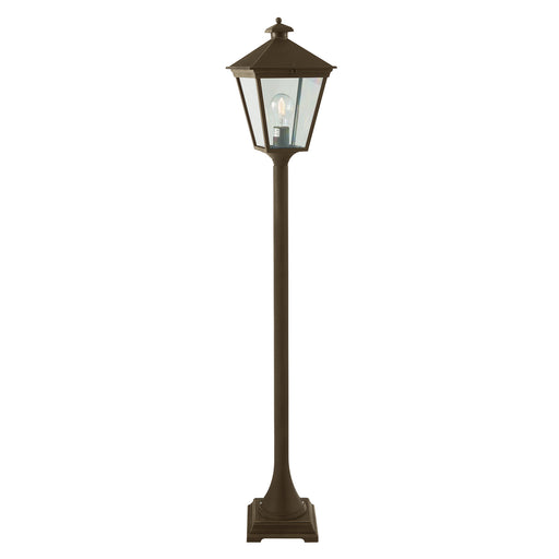 Elstead - T4 BLK/GOLD Turin 1 Light Pillar - Black/Gold - Elstead - Sparks Warehouse