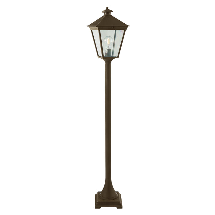 Elstead - T4 BLK/GOLD Turin 1 Light Pillar - Black/Gold - Elstead - Sparks Warehouse