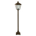 Elstead - T4 BLK/GOLD Turin 1 Light Pillar - Black/Gold - Elstead - Sparks Warehouse