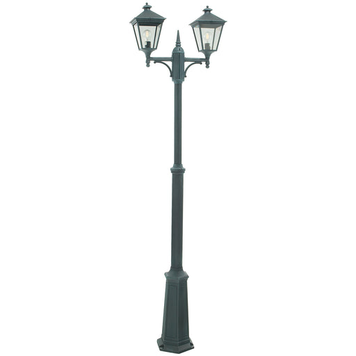 Elstead - T6 VERDI Turin 2 Light Twin Lamp Post - Verdigris - Elstead - Sparks Warehouse