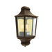 Elstead - T9 BLK/GOLD Turin 1 Light Half Lantern - Black/Gold - Elstead - Sparks Warehouse