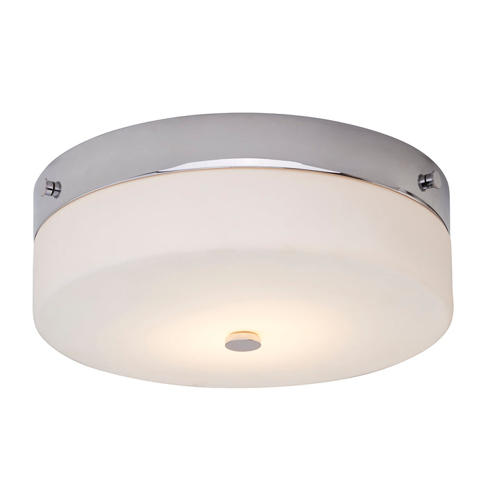 Elstead - TAMAR/F/L PC Tamar 1 Light Large Flush Light - Polished Chrome - Elstead - Sparks Warehouse