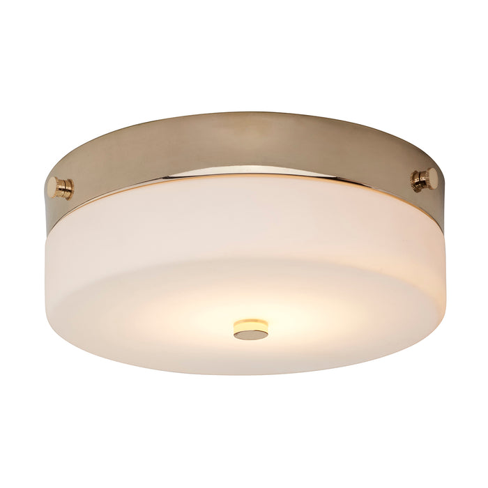 Elstead - TAMAR/F/M PG Tamar 1 Light Medium Flush Light - Polished Gold - Elstead - Sparks Warehouse