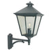 Elstead - TG1 BLACK Turin 1 Light Grande Up Wall Lantern - Black - Elstead - Sparks Warehouse