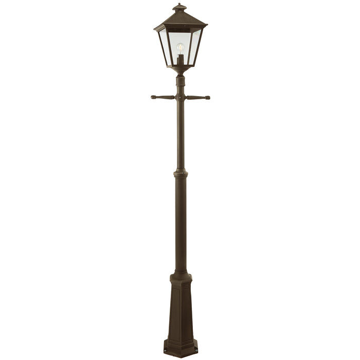 Elstead - TG5 BLK/GOLD Turin 1 Light Grande Signal Post - Black/Gold - Elstead - Sparks Warehouse