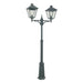 Elstead - TG6 BLACK Turin 2 Light Grande Twin Lamp Post - Black - Elstead - Sparks Warehouse