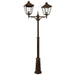 Elstead - TG6 BLK/GOLD Turin 2 Light Grande Twin Lamp Post - Black/Gold - Elstead - Sparks Warehouse