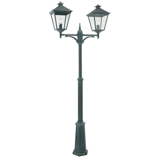 Elstead - TG6 VERDI Turin 2 Light Grande Twin Lamp Post - Verdigris - Elstead - Sparks Warehouse