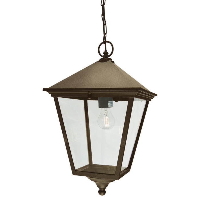 Elstead - TG8 BLK/GOLD Turin 1 Light Grande Chain Lantern - Black/Gold - Elstead - Sparks Warehouse