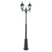 Elstead - V6 BLACK Valencia 2 Light Twin Head Lamp Post - Elstead - Sparks Warehouse