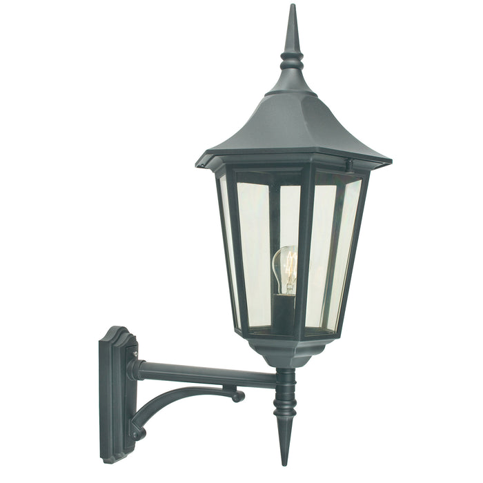 Elstead - VG1 BLACK Valencia 1 Light Grande Up Lantern - Elstead - Sparks Warehouse