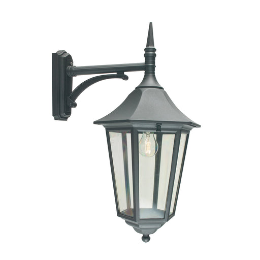 Elstead - VG2 BLACK Valencia 1 Light Grande Down Lantern - Elstead - Sparks Warehouse