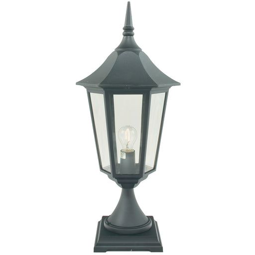 Elstead - VG3 BLACK Valencia 1 Light Grande Pedestal - Elstead - Sparks Warehouse