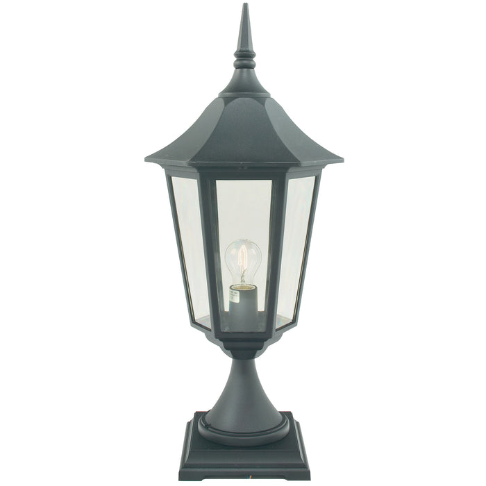 Elstead - VG3 BLACK Valencia 1 Light Grande Pedestal - Elstead - Sparks Warehouse