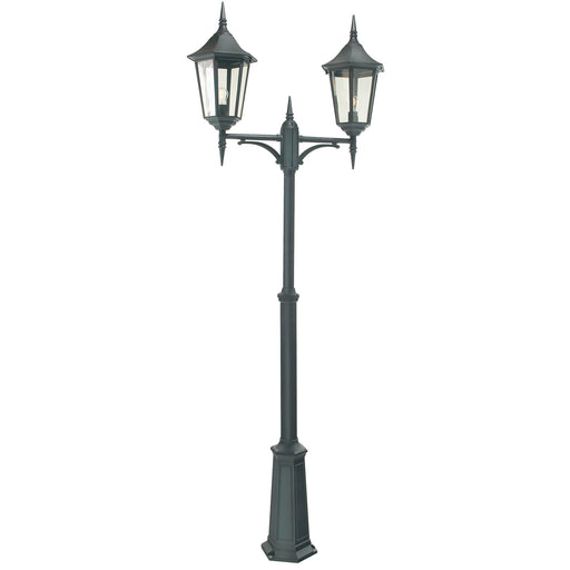 Elstead - VG6 BLACK Valencia 2 Light Grande Twin Head Lamp Post - Elstead - Sparks Warehouse