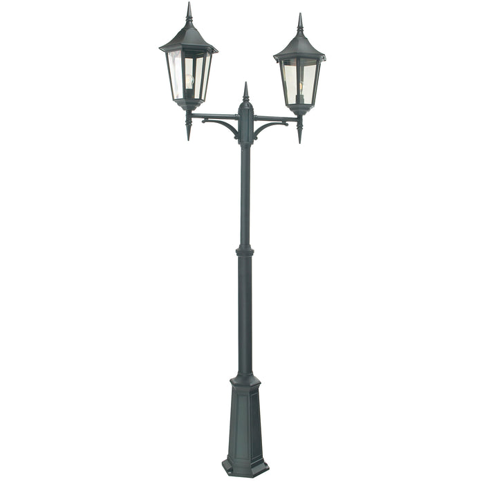 Elstead - VG6 BLACK Valencia 2 Light Grande Twin Head Lamp Post - Elstead - Sparks Warehouse