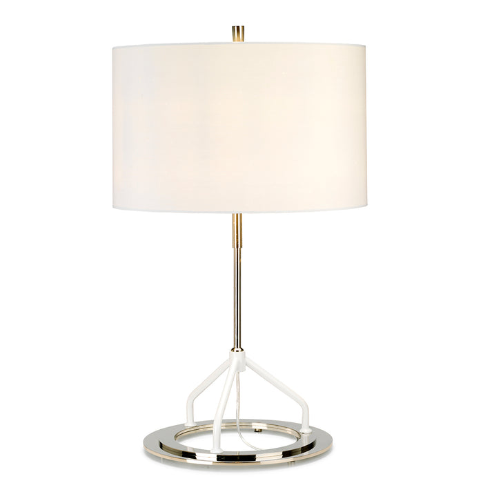 Elstead - VICENZA/TL WPN Vicenza Table Lamp - Dark Grey Polished Nickel - Elstead - Sparks Warehouse