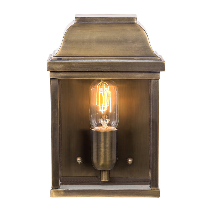 Elstead - VICTORIA BR Victoria 1 Light Wall Lantern - Brass - Elstead - Sparks Warehouse