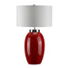 Elstead - VICTOR LRG/TL RD Victor 1 Light Large Table Lamp - Red - Elstead - Sparks Warehouse