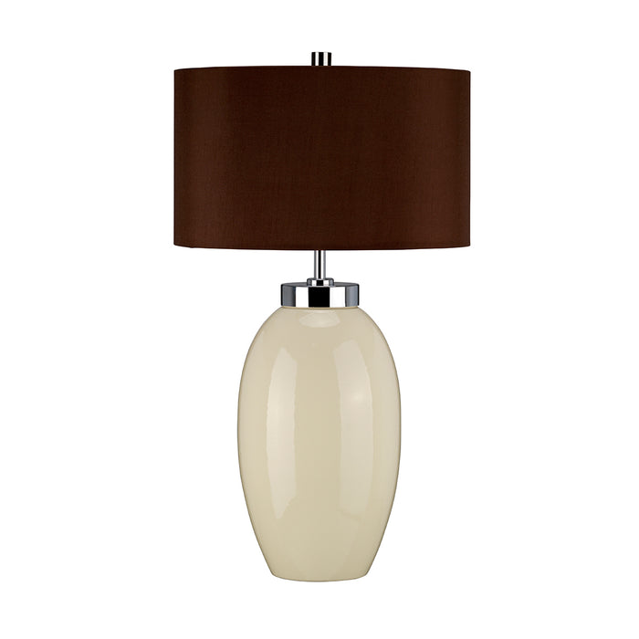 Elstead - VICTOR SM/TL CR Victor 1 Light Small Table Lamp - Cream - Elstead - Sparks Warehouse