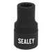 Sealey VSE0490 - Brake Caliper Socket, 3/8"Sq Drive 8mm 11-Point Profile Vehicle Service Tools Sealey - Sparks Warehouse