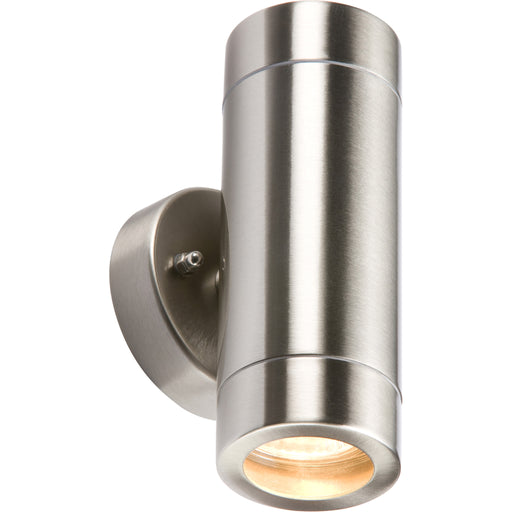 Knightsbridge WALL2L IP65 Stainless Steel Up & Down Light GU10 35W KB Knightsbridge - Sparks Warehouse