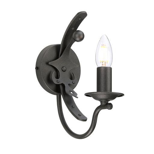 Elstead - WINDSOR1 GR Windsor 1 Light Wall Light - Graphite - Elstead - Sparks Warehouse